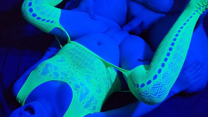 Blacklight Shenanigans end in Cream Pie