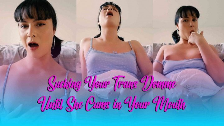 Sucking off the Trans Girl Next Door