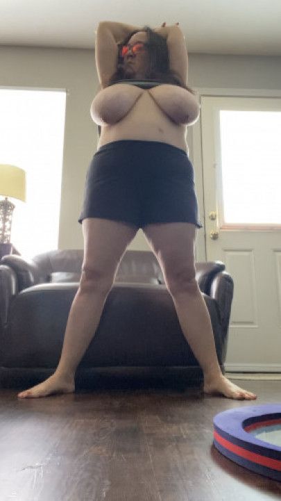 POV Naked Stretching and Yoga