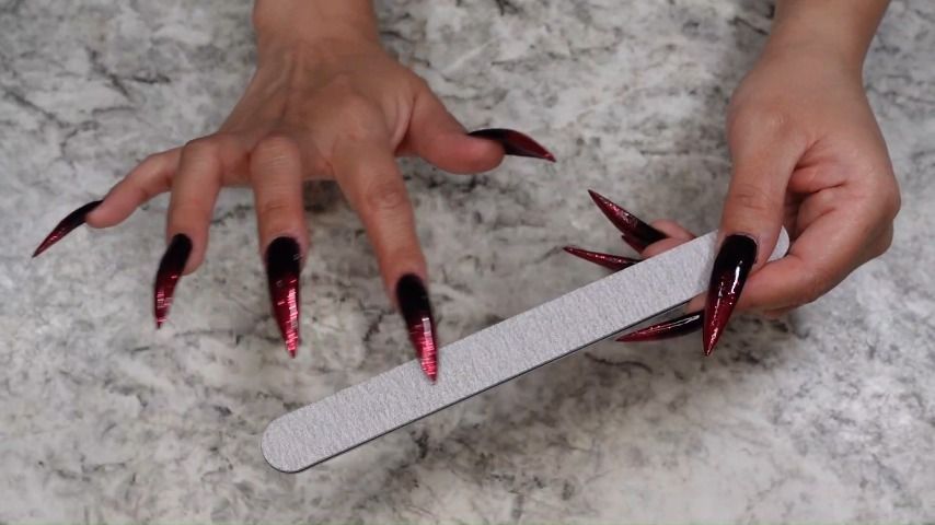 LONG NAIL TALONS: Filing 2inch claws