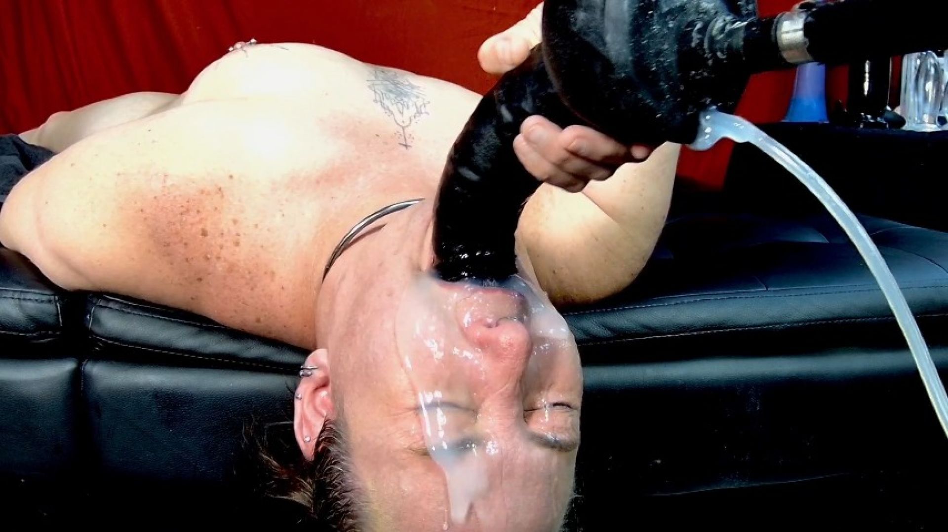 Messy Throat Fucking Machine