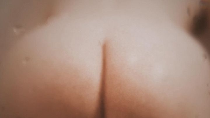 Natural Redhead w/ Pink Pussy Fucks &amp; Sucks Dildo in Shower