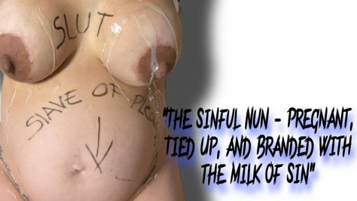 PREGNANT SLAVE -BONDAGE-DEEPTHROAT-TABOO FANTASY-BBC