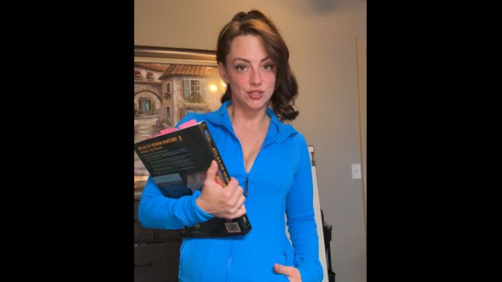 Naughty Teacher Teaches Anatomy of the Throat and More