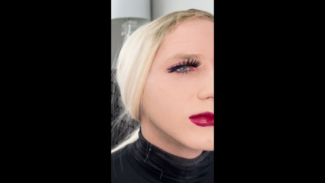 Drag Makeover - Putting on Makeup