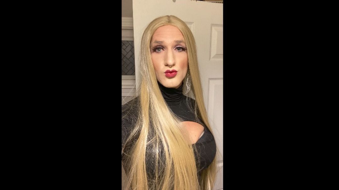 First Time Dressed as a Blonde Woman