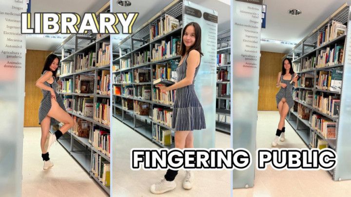 fingering in a public library