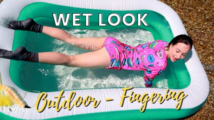 I dive in with my pajamas and socks on