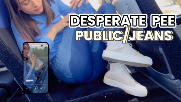 desperate public pee in my jeans