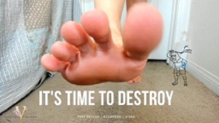 Giantess Attacks and Devours Village