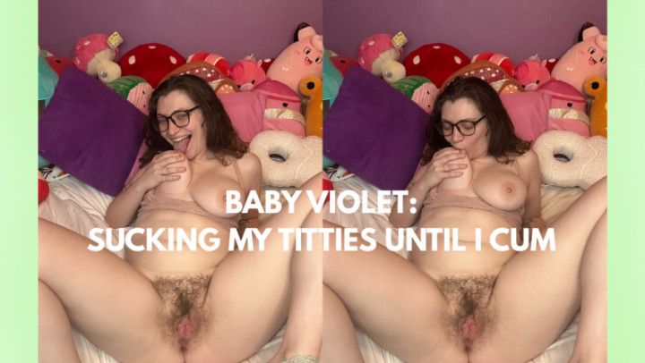 Sucking My Titties Until I Cum