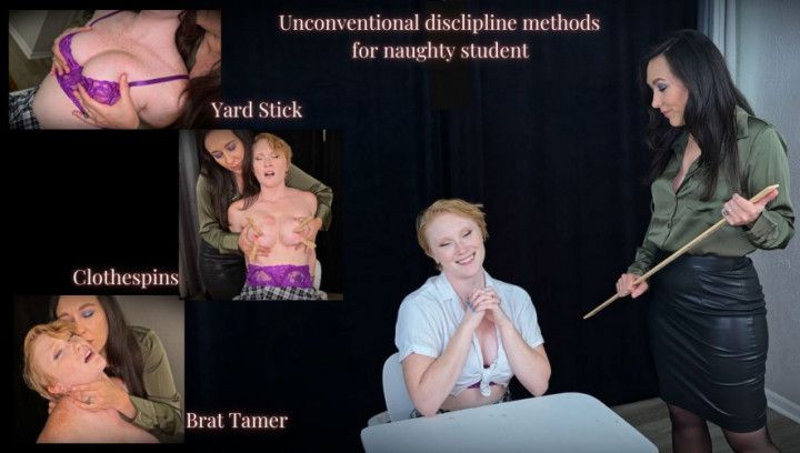 Headmistress Utilizes Unconventional Discipline Methods Pt 1