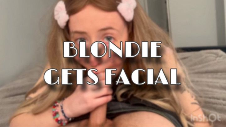 Blondie Gets Facial POV