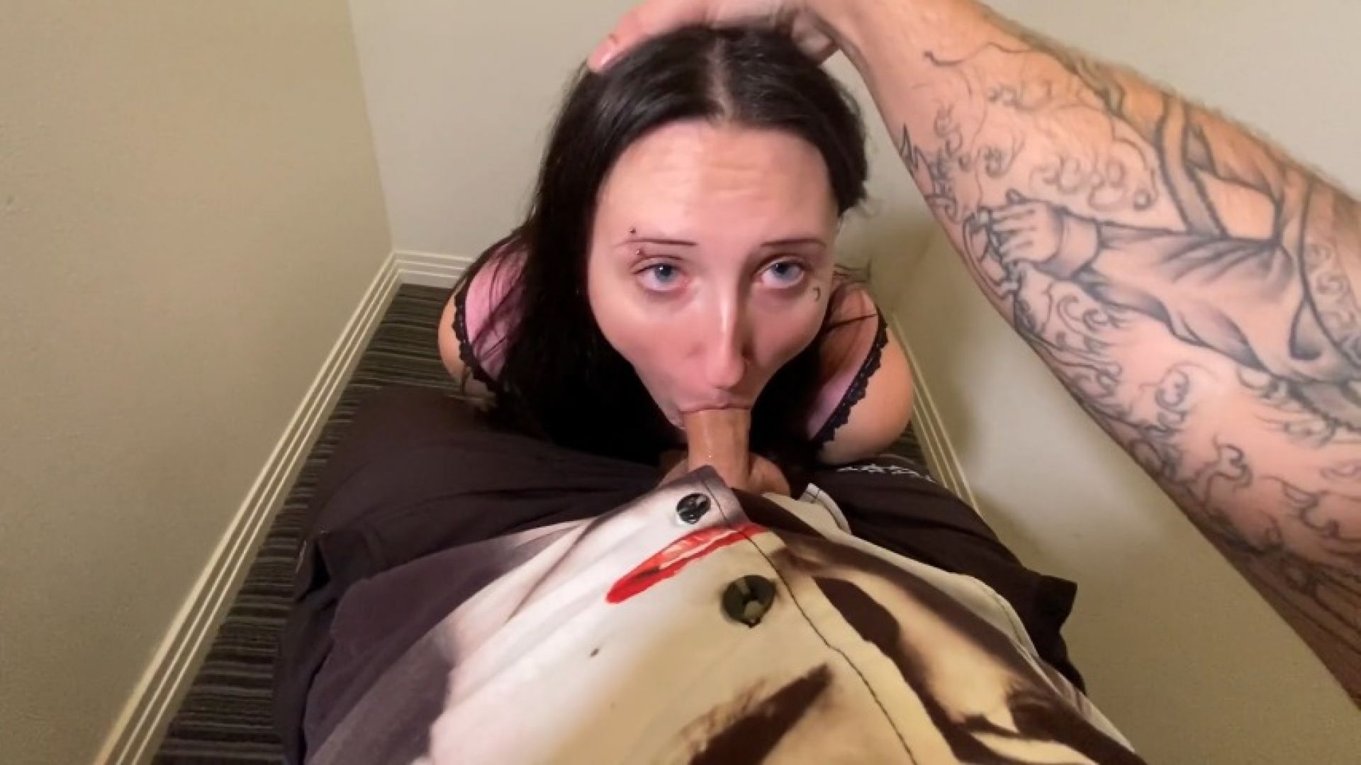 Sloppy Blowjob Deepthroat w/ Raven Vice