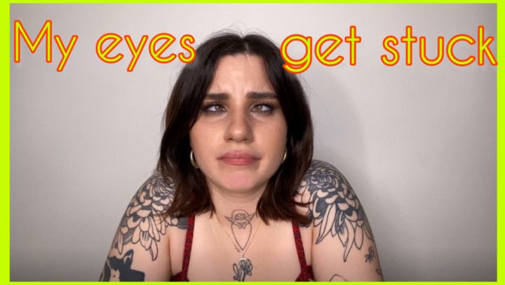 My eyes get stuck in ahegao on the date