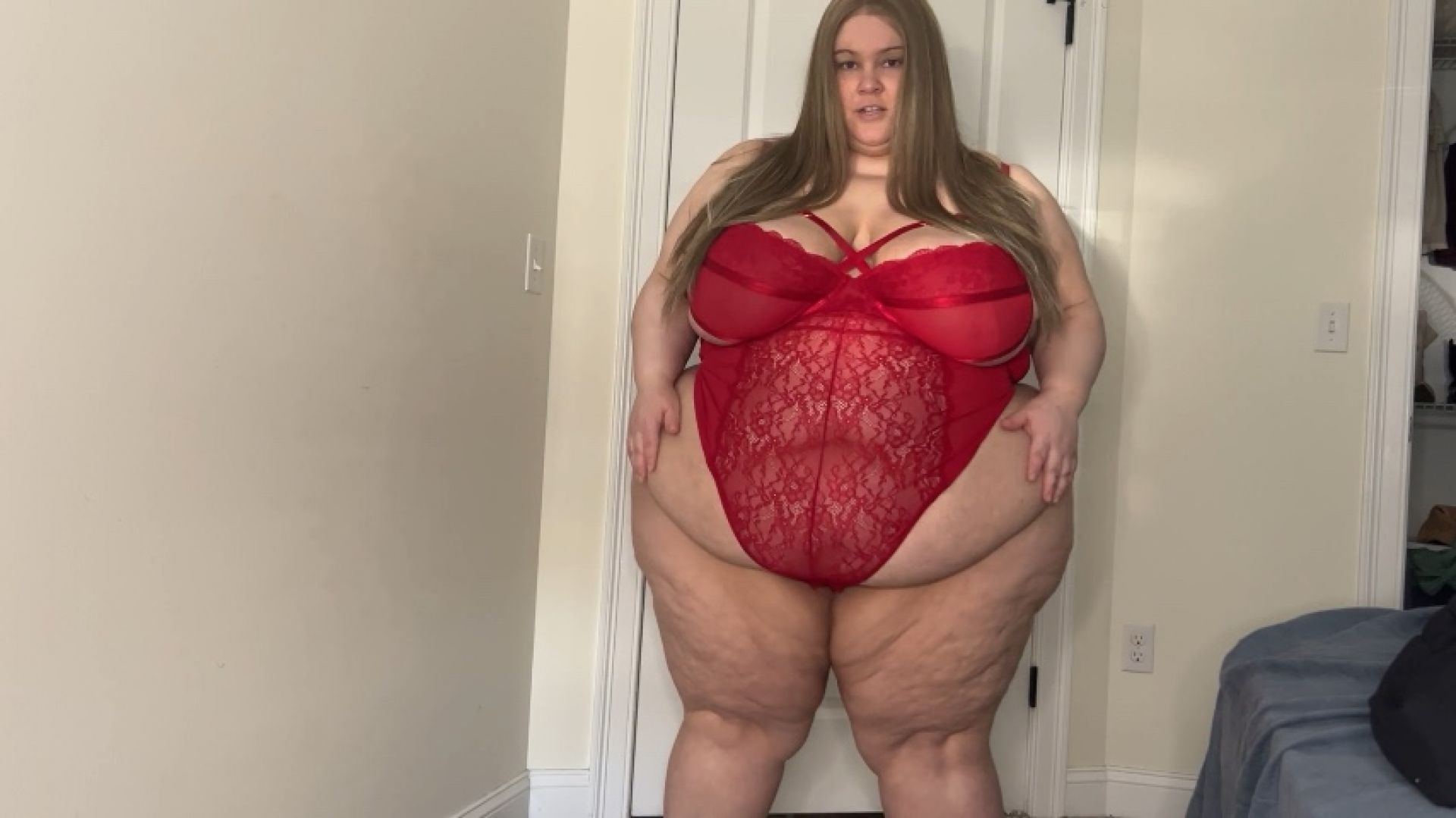 SSBBW Wearing Lingerie from 2023