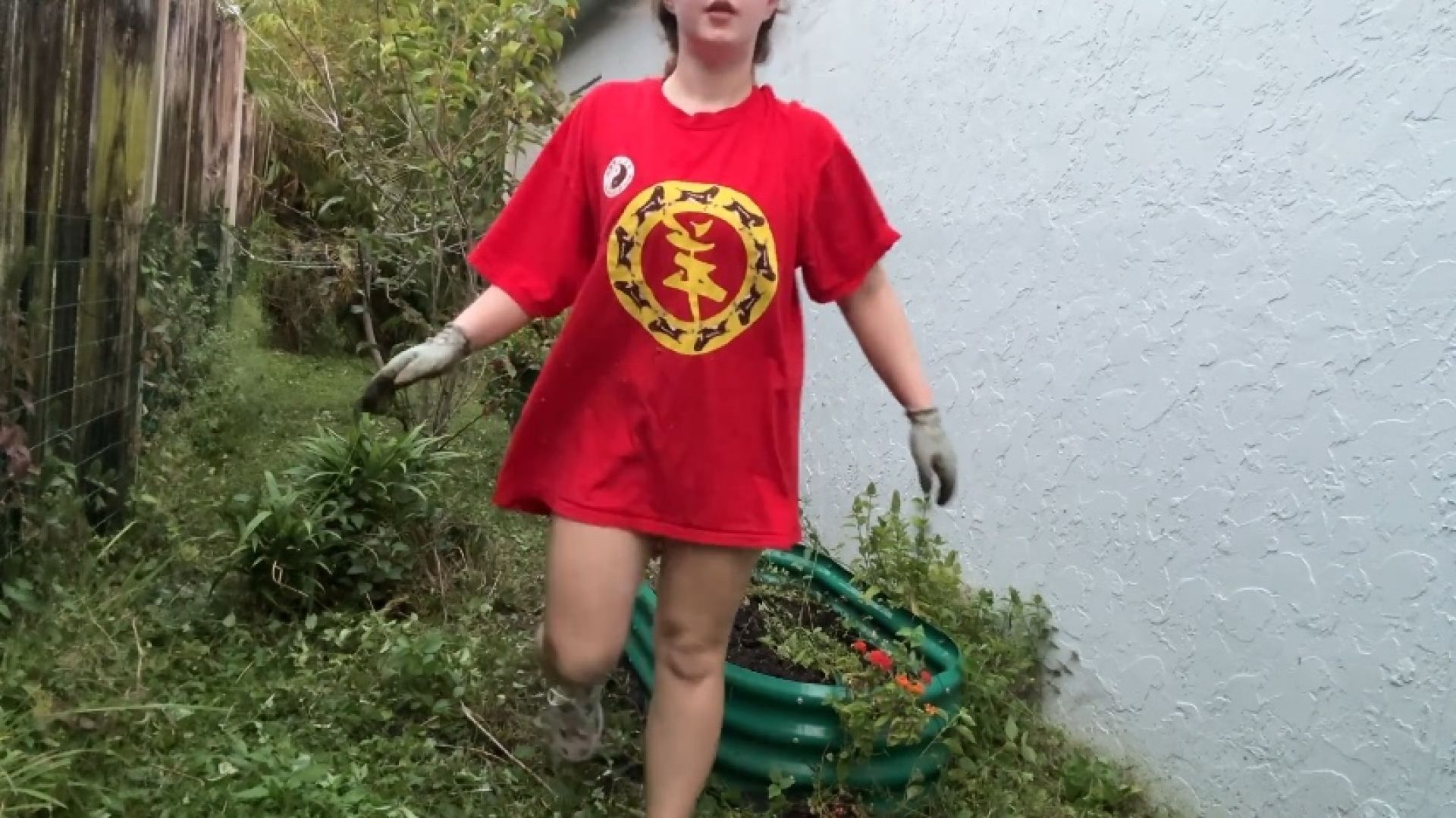 WORKING ON MY GARDEN
