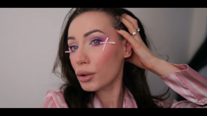 Pink makeup