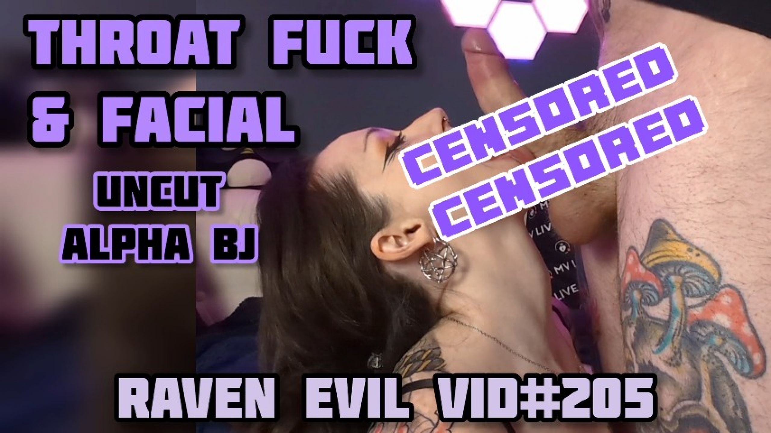CENSORED Uncut Alpha Blowjob