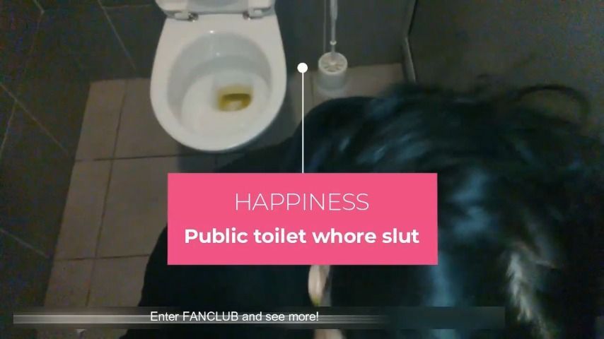 Public toilet blowjob