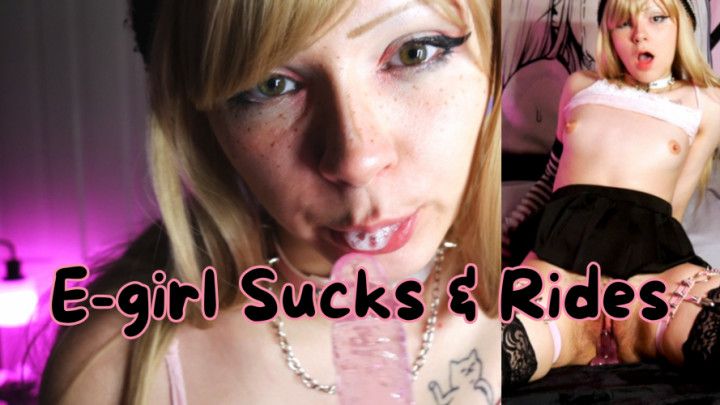 E-girl Sucks &amp; Rides