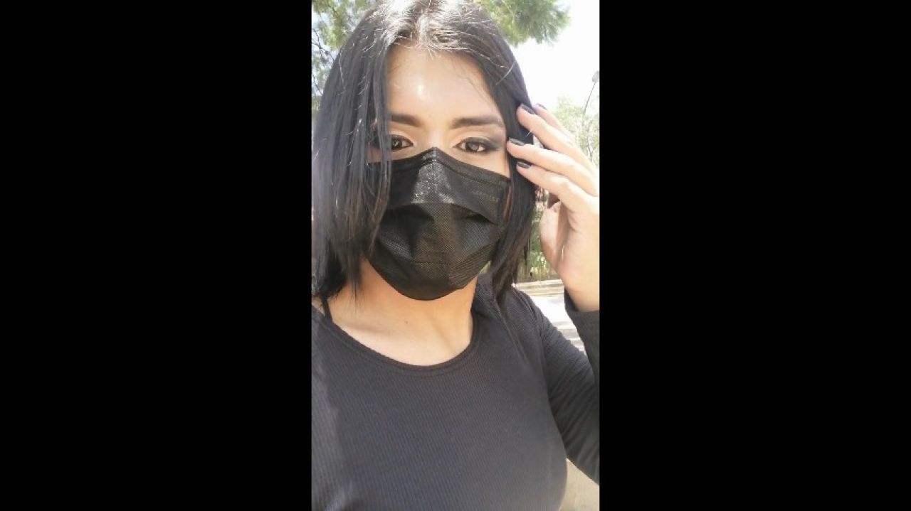 Trap in public with makeup - Femboy Sissy Crossdresser