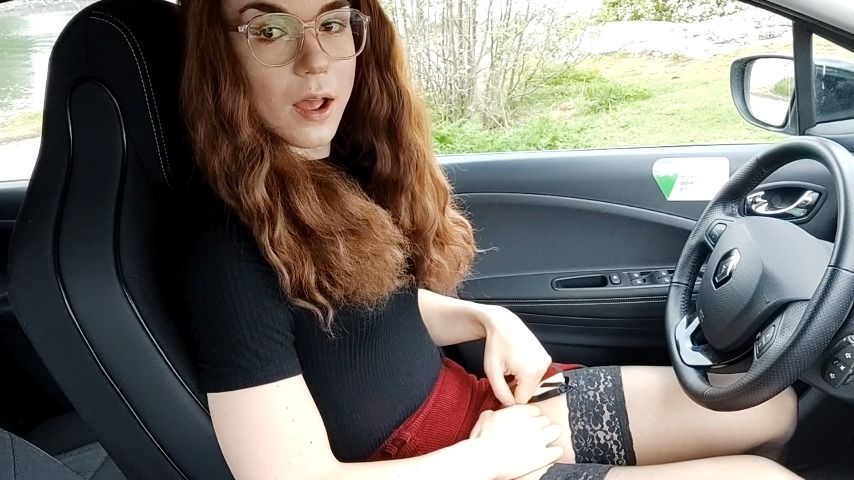 Masturbating in a car