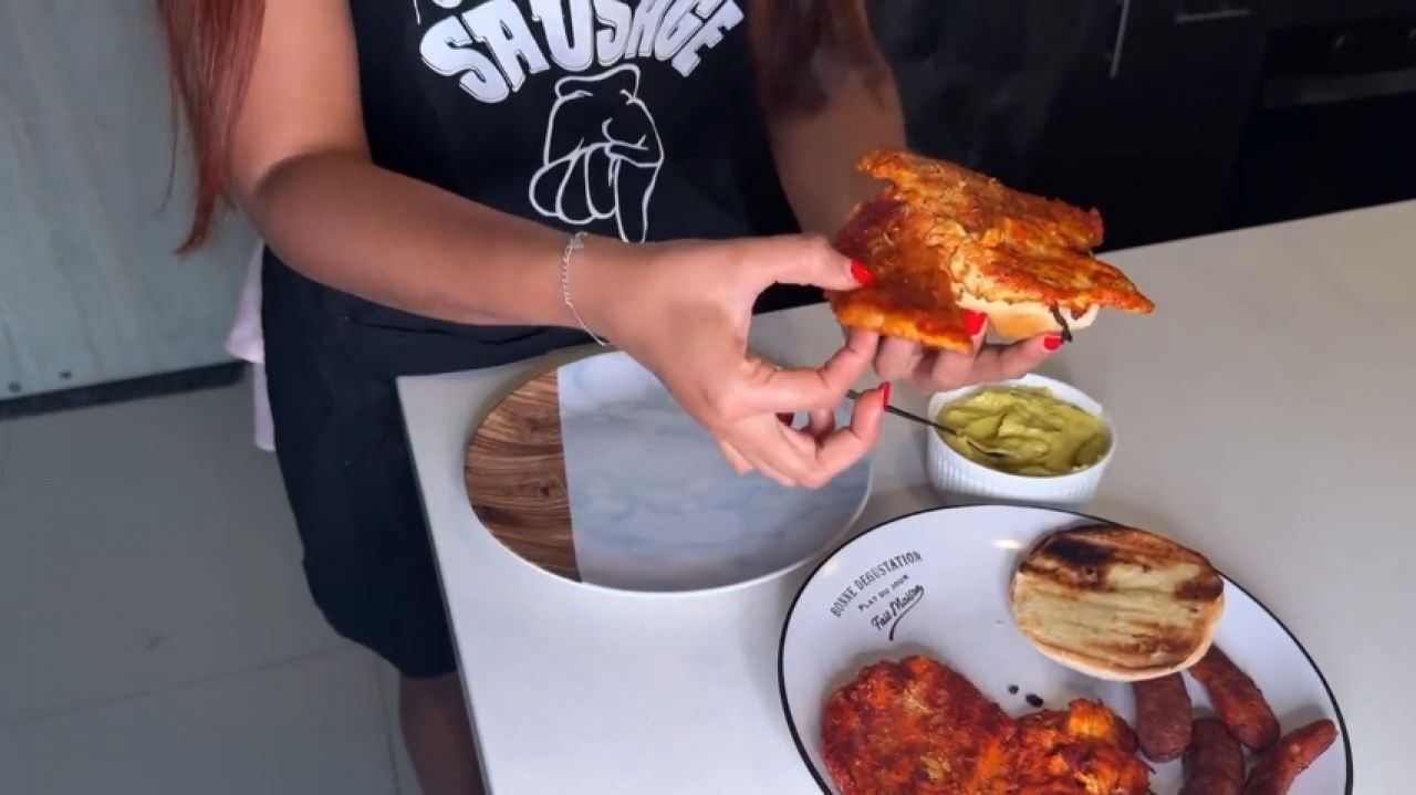 Step-Mommy Pao cooking