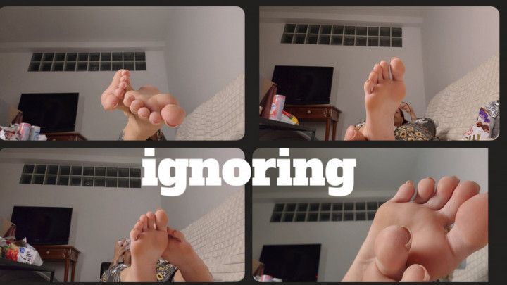 Ignored Feet Focus with Snack Time