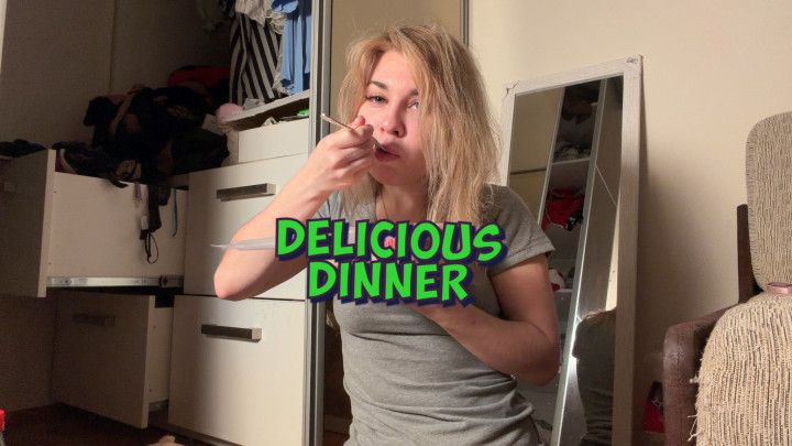 I enjoy eating my favorite salad