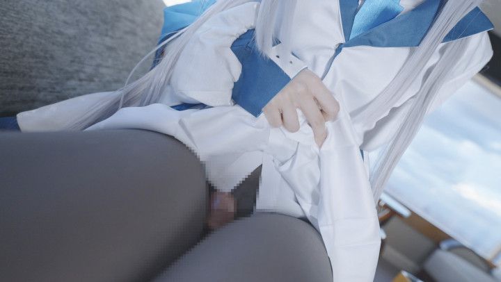 Blue Archive Noa Cosplaying  Sweetly sadistic milking sex