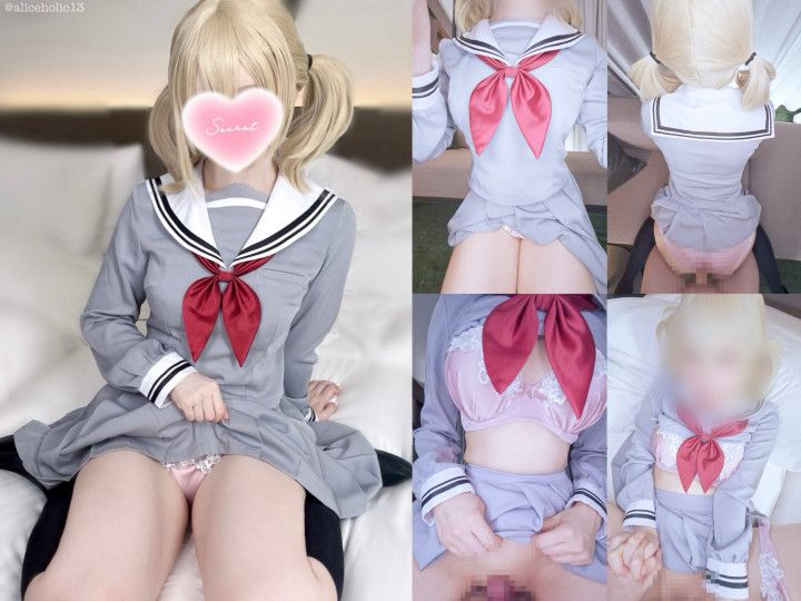 Amateur POV / School Uniform Cosplay  Intimate Creampie Sex