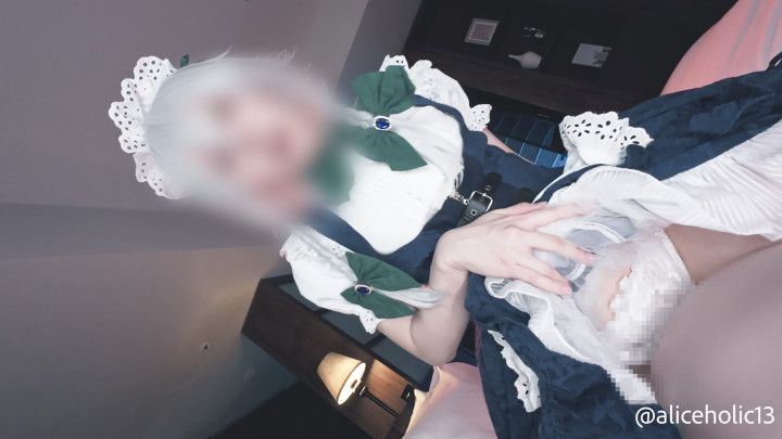 Touhou Izayoi Sakuya Cosplay multiplecumshot femdom sex