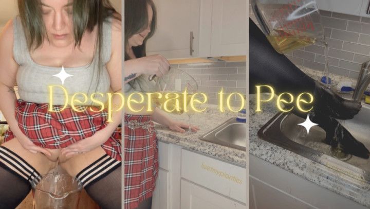 MILF Desperate to pee