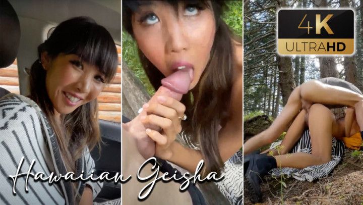 Public Alpine Forest Blowjob And Fuck