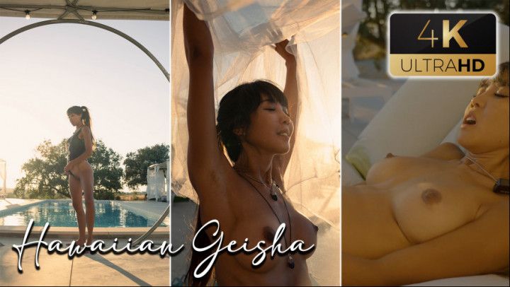 Glamping Pool Teasing and Risky Public Masturbation