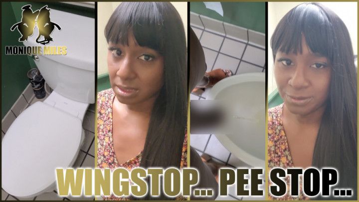 Pissing In A Dirty Chicken Spot Bathroom