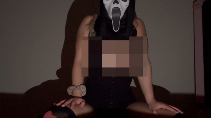 Let Ghostface ride your cock and she will spare you