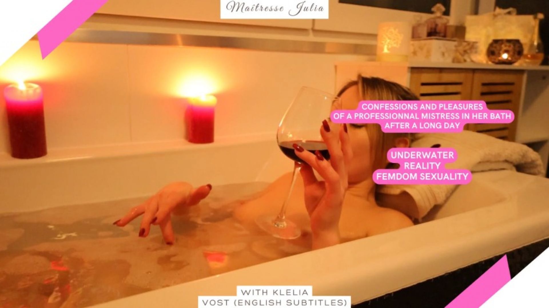 Confessions and Sex Pleasures of a Mistress in Her Bath