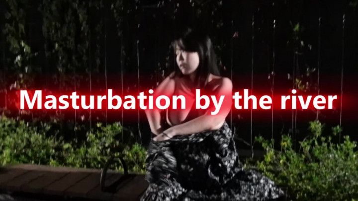 RIE Masturbation by the river