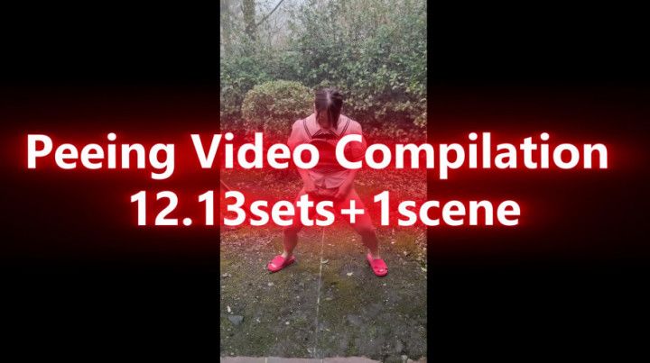 Peeing Video Compilation 12.13sets+1scene