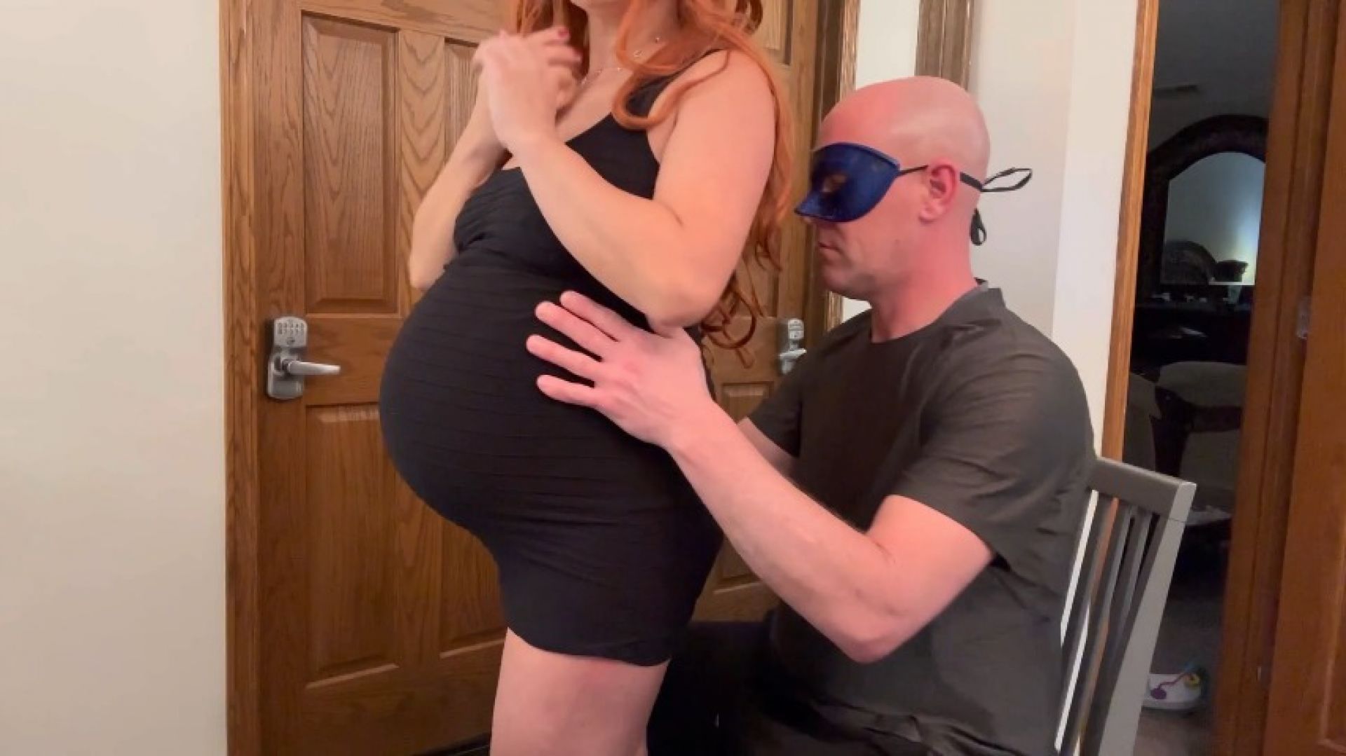 34 Weeks Pregnant Tummy/Tit Rub And Ride