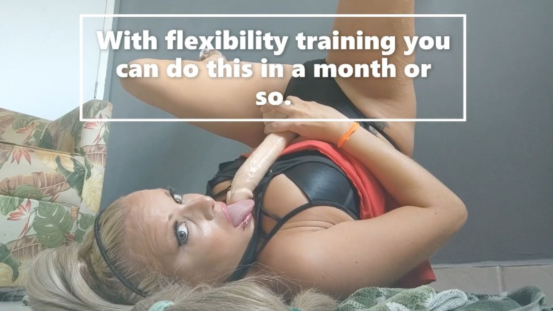 Cock Self sucking training