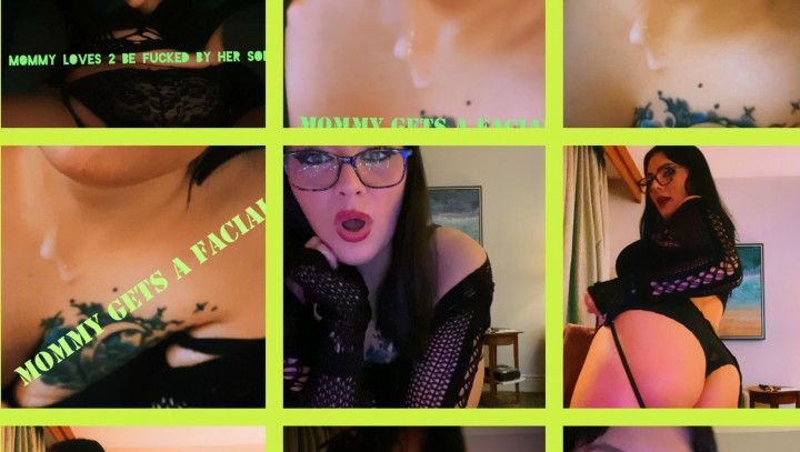 Step- Mommy get a facial by her step-son