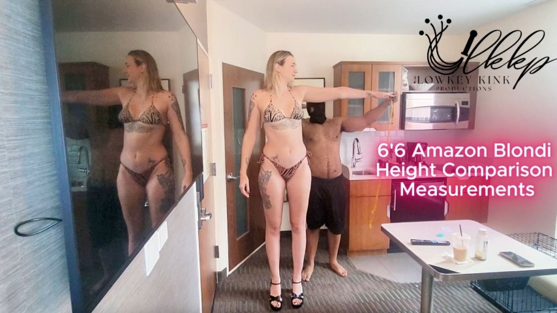 6'10 in Heels Amazon Blondi Height Comparisons