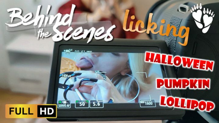 BACKSTAGE &quot;Halloween pumpkin Lollipop - LICKING&quot
