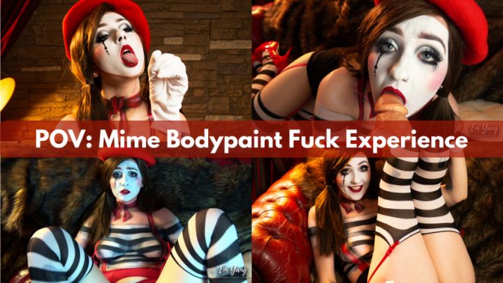 POV: Mime Body Paint Fuck experience