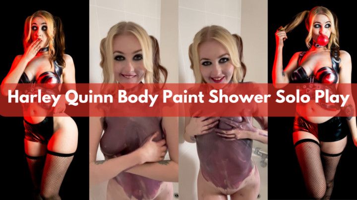 Harley Quinn Bodypaint Shower Play