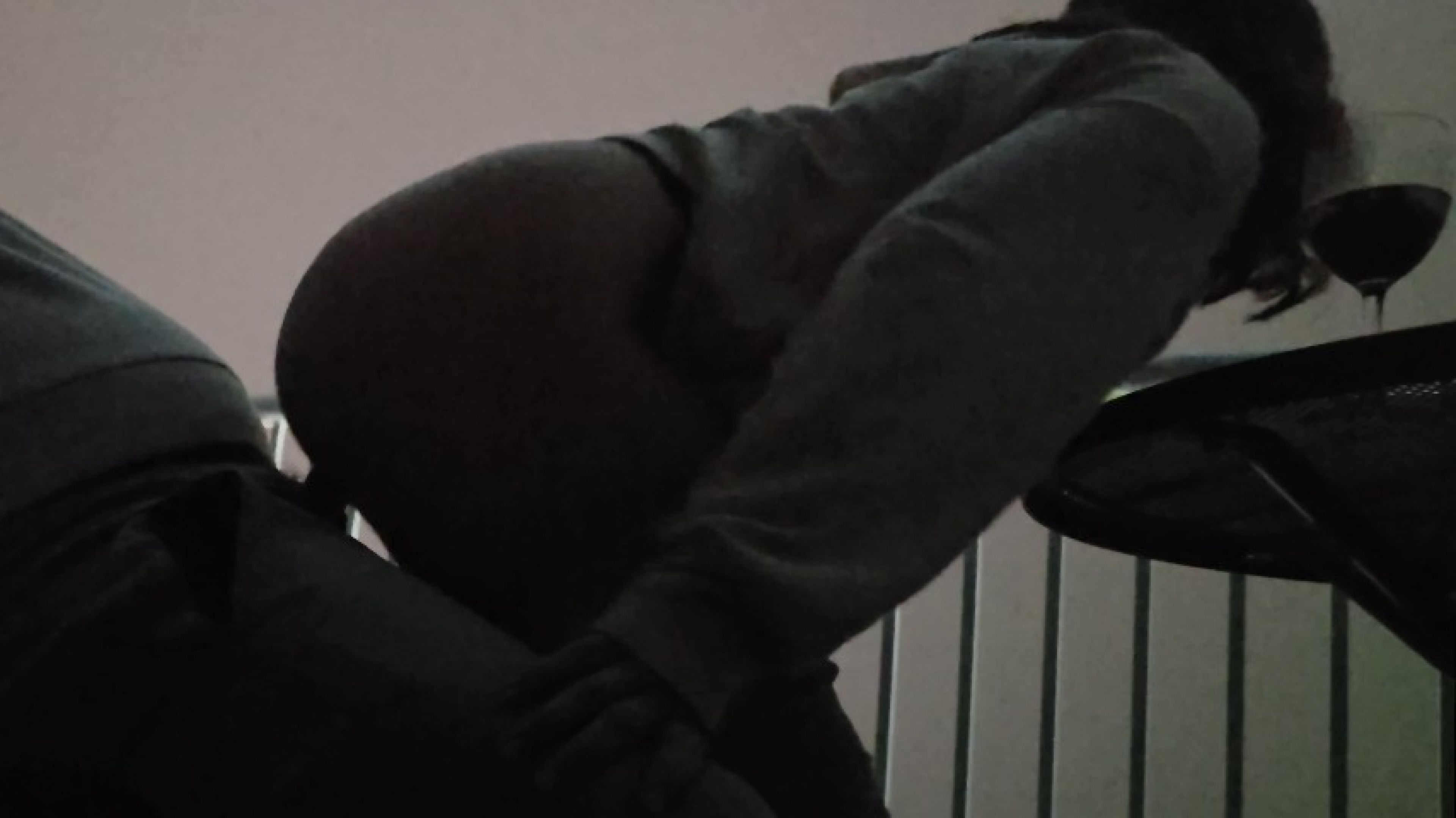 Blowjob and Riding Hubby in the dark by the ocean