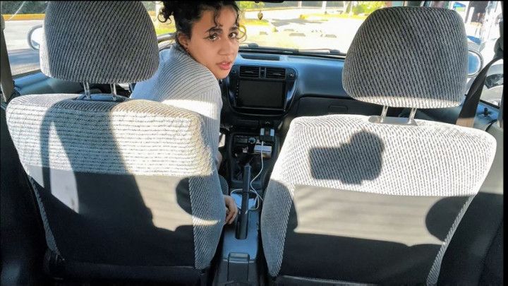 Stepmom feels sexy driving her honda civic